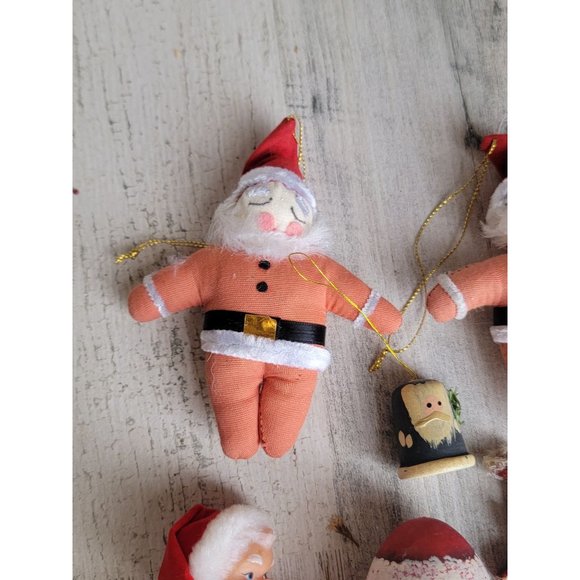 Vintage Santa clause ornament figure variety set xmas - Picture 4 of 13
